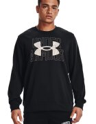 Under Armour Фитнес пухен суитшърт Rival - Черен/Бежов