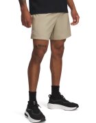 Under Armour Фитнес шорти Icon с връзка - Бял/Бежов