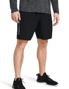 Under Armour Фитнес шорти Wordmark с лого Черен/Бял