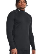 Under Armour Фитнес слим блуза с ниска яка Черен