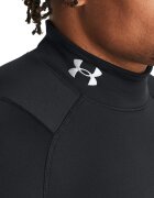 Under Armour Фитнес слим блуза с ниска яка Черен