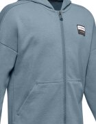 Under Armour Фитнес суитшърт Unstoppable с качулка и цип