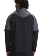 Under Armour Фитнес яке Tech Utility с качулка Черен/Мандарина/Tъмносив