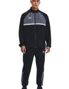 Under Armour Футболен екип Accelerate с качулка - Бял/Черен/Син