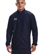 Under Armour Футболен суитшърт Challenger с цип - Бял/Тъмносин