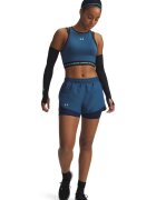 Under Armour Къс панталон за бягане Fly By с дизайн 2 в 1 Тъмносин