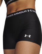 Under Armour Къс спортен клин HeatGear® с лого Черен/Бял