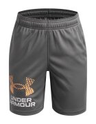 Under Armour Къс спортен панталон Tech™ с лого Бледооранжев/Сив