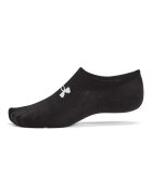 Under Armour Къси чорапи Essential с лого - 6 чифта Бял/Черен/Сив