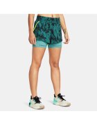 Under Armour Къси панталони UnderArmour - полиестер/еластан - зелени