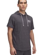 Under Armour Мъхесто худи Rival с къси ръкави