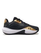 Under Armour Мъжки баскетболни обувки 01694 Естествена кожа Черни