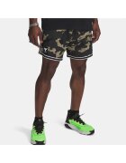 Under Armour Мъжки шорти Project Rock - зелени - еластичен материал - размер