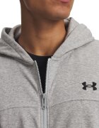 Under Armour Олекотено свободно худи Rival Сив меланж