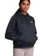 Under Armour Поларено фитнес худи Armour - Бял/Черен