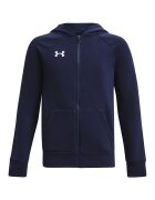Under Armour Поларено худи Rival с цип Тъмносин