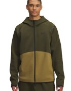 Under Armour Поларено худи Unstoppable - Маслинено зелено/Тъмно каки
