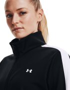 Under Armour Спортен екип Tricot с цип Бял/Черен