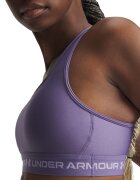 Under Armour Спортен сутиен Crossback с лого Лилав