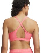 Under Armour Спортен сутиен Crossback с лого Розово