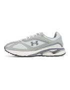 Under Armour Спортни обувки Apparition с кожа - Светло сив/Ментово зелено