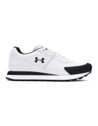 Under Armour Спортни обувки Essential Runner с велур - Черен/Бял