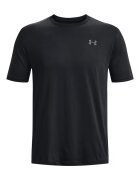 Under Armour Свободна тениска Lockup Черен/Светло сив