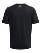 Under Armour Свободна тениска Lockup Черен/Светло сив