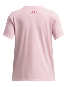 Under Armour Свободна тениска с лого Фуксия/Пастелнорозов