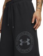 Under Armour Свободни шорти с памук Rival с лого Черен