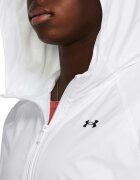 Under Armour Свободно яке Rival с цип Бял/Черен