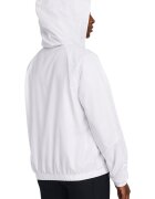 Under Armour Свободно яке Rival с цип Бял/Черен