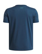 Under Armour Тениска Boxed Sports с памук с лого Тъмносин/Тюркоаз/Небесносин