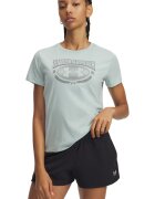Under Armour Тениска Varsity с лого Бледозелен
