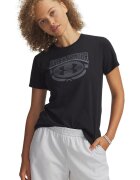 Under Armour Тениска Varsity с лого Черен