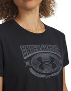 Under Armour Тениска Varsity с лого Черен