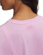 Under Armour Тениска Varsity с лого Розова сьомга
