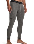 Under Armour Тренировъчен компресиращ клин ColdGear® с лого - Бял/Черен