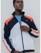 Under Armour Тренировъчно яке Icon с миди яка - Бял/Черен/Корал