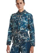 Under Armour Яке за бягане Storm Outrun с качулка - Черен/Петролно синьо