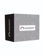Uniconf Сутиен без банели шевове с оформена чашка SM61 Черен