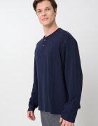 United Colors of Benetton Блуза с дълги ръкави Ултрамарин синьо