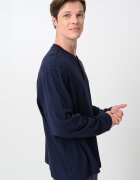United Colors of Benetton Блуза с дълги ръкави Ултрамарин синьо