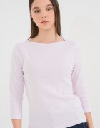United Colors of Benetton Блуза с деколте тип лодка Лилав