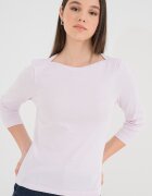 United Colors of Benetton Блуза с деколте тип лодка Лилав