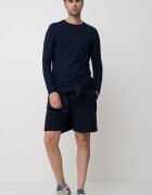 United Colors of Benetton Блуза с овално деколте Тъмносин