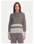 United Colors of Benetton Дамски пуловер - сив - 35% полиамид - 30% вискоза - 30% вълна - 5% кашмир