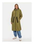 United Colors of Benetton Дамско яке - 304302619 - Памук/Найлон - Зелено