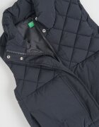 United Colors of Benetton Капитониран елек с джобове встрани Черен
