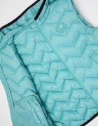 United Colors of Benetton Капитониран елек с качулка Персийско зелено